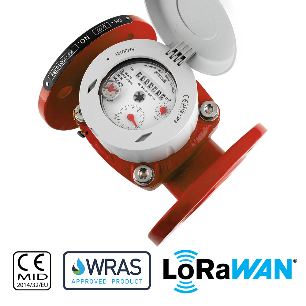 DN200 WDE-K50 Woltmann Hot Water Meter, Q3 = 400